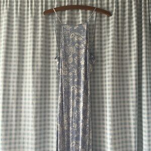 Reformation Blue Floral Maxi Dress